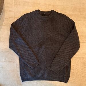 Benson Men's Gray Wool Sweater